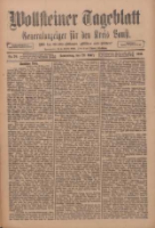 Wollsteiner Tageblatt: Generalanzeiger für den Kreis Bomst: mit der Gratis-Beilage: "Blätter und Blüten" 1911.03.23 Nr70