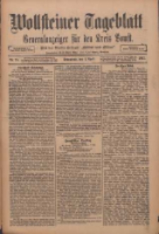 Wollsteiner Tageblatt: Generalanzeiger für den Kreis Bomst: mit der Gratis-Beilage: "Blätter und Blüten" 1911.04.01 Nr78