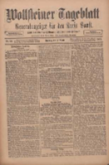 Wollsteiner Tageblatt: Generalanzeiger f&uuml;r den Kreis Bomst: mit der Gratis-Beilage: "Bl&auml;tter und Bl&uuml;ten" 1911.04.07 Nr83