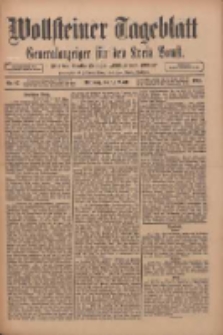 Wollsteiner Tageblatt: Generalanzeiger f&uuml;r den Kreis Bomst: mit der Gratis-Beilage: "Bl&auml;tter und Bl&uuml;ten" 1911.04.12 Nr87
