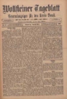 Wollsteiner Tageblatt: Generalanzeiger f&uuml;r den Kreis Bomst: mit der Gratis-Beilage: "Bl&auml;tter und Bl&uuml;ten" 1911.04.13 Nr88