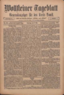 Wollsteiner Tageblatt: Generalanzeiger f&uuml;r den Kreis Bomst: mit der Gratis-Beilage: "Bl&auml;tter und Bl&uuml;ten" 1911.05.09 Nr108