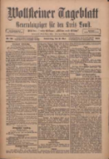 Wollsteiner Tageblatt: Generalanzeiger f&uuml;r den Kreis Bomst: mit der Gratis-Beilage: "Bl&auml;tter und Bl&uuml;ten" 1911.05.11 Nr110