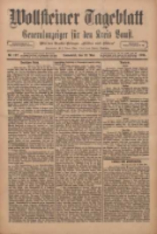 Wollsteiner Tageblatt: Generalanzeiger f&uuml;r den Kreis Bomst: mit der Gratis-Beilage: "Bl&auml;tter und Bl&uuml;ten" 1911.05.13 Nr112