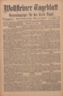 Wollsteiner Tageblatt: Generalanzeiger f&uuml;r den Kreis Bomst: mit der Gratis-Beilage: "Bl&auml;tter und Bl&uuml;ten" 1911.06.08 Nr132