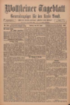 Wollsteiner Tageblatt: Generalanzeiger für den Kreis Bomst: mit der Gratis-Beilage: "Blätter und Blüten" 1911.06.16 Nr139