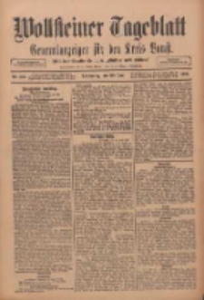Wollsteiner Tageblatt: Generalanzeiger f&uuml;r den Kreis Bomst: mit der Gratis-Beilage: "Bl&auml;tter und Bl&uuml;ten" 1911.06.22 Nr144
