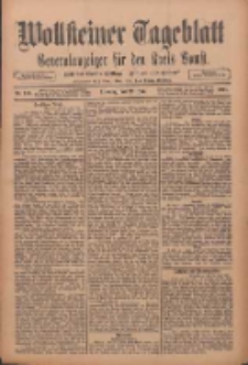 Wollsteiner Tageblatt: Generalanzeiger f&uuml;r den Kreis Bomst: mit der Gratis-Beilage: "Bl&auml;tter und Bl&uuml;ten" 1911.06.27 Nr148