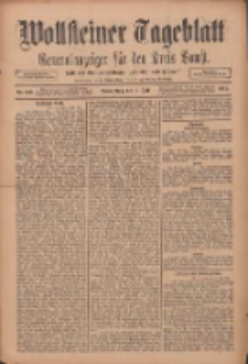 Wollsteiner Tageblatt: Generalanzeiger f&uuml;r den Kreis Bomst: mit der Gratis-Beilage: "Bl&auml;tter und Bl&uuml;ten" 1911.07.06 Nr156