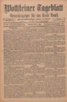 Wollsteiner Tageblatt: Generalanzeiger f&uuml;r den Kreis Bomst: mit der Gratis-Beilage: "Bl&auml;tter und Bl&uuml;ten" 1911.07.14 Nr163
