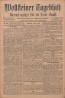 Wollsteiner Tageblatt: Generalanzeiger f&uuml;r den Kreis Bomst: mit der Gratis-Beilage: "Bl&auml;tter und Bl&uuml;ten" 1911.07.18 Nr166