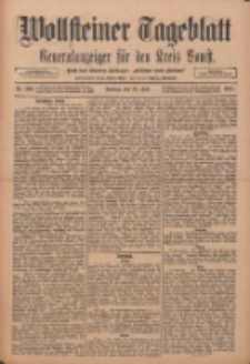 Wollsteiner Tageblatt: Generalanzeiger f&uuml;r den Kreis Bomst: mit der Gratis-Beilage: "Bl&auml;tter und Bl&uuml;ten" 1911.07.21 Nr169