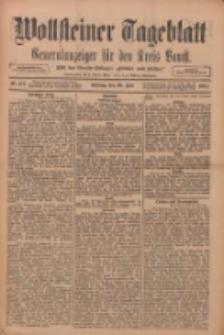 Wollsteiner Tageblatt: Generalanzeiger f&uuml;r den Kreis Bomst: mit der Gratis-Beilage: "Bl&auml;tter und Bl&uuml;ten" 1911.07.30 Nr177