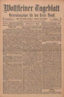 Wollsteiner Tageblatt: Generalanzeiger f&uuml;r den Kreis Bomst: mit der Gratis-Beilage: "Bl&auml;tter und Bl&uuml;ten" 1911.08.02 Nr179