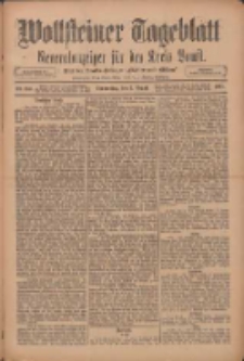 Wollsteiner Tageblatt: Generalanzeiger f&uuml;r den Kreis Bomst: mit der Gratis-Beilage: "Bl&auml;tter und Bl&uuml;ten" 1911.08.03 Nr180