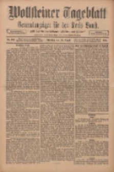 Wollsteiner Tageblatt: Generalanzeiger f&uuml;r den Kreis Bomst: mit der Gratis-Beilage: "Bl&auml;tter und Bl&uuml;ten" 1911.08.22 Nr196