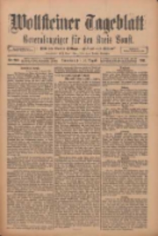Wollsteiner Tageblatt: Generalanzeiger f&uuml;r den Kreis Bomst: mit der Gratis-Beilage: "Bl&auml;tter und Bl&uuml;ten" 1911.08.26 Nr200