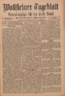 Wollsteiner Tageblatt: Generalanzeiger für den Kreis Bomst: mit der Gratis-Beilage: "Blätter und Blüten" 1911.09.01 Nr205