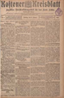 Kostener Kreisblatt: amtliches Ver&ouml;ffentlichungsblatt f&uuml;r den Kreis Kosten 1906.01.02 Jg.41 Nr1