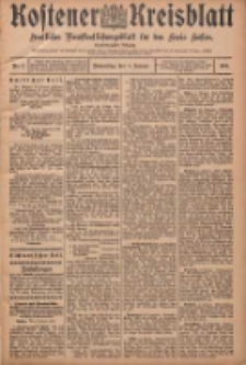 Kostener Kreisblatt: amtliches Veröffentlichungsblatt für den Kreis Kosten 1906.01.04 Jg.41 Nr2
