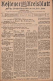 Kostener Kreisblatt: amtliches Ver&ouml;ffentlichungsblatt f&uuml;r den Kreis Kosten 1906.01.16 Jg.41 Nr7