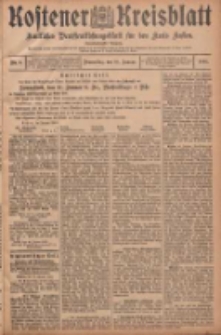 Kostener Kreisblatt: amtliches Veröffentlichungsblatt für den Kreis Kosten 1906.01.18 Jg.41 Nr8