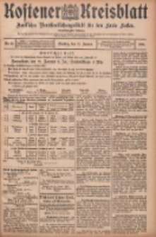 Kostener Kreisblatt: amtliches Ver&ouml;ffentlichungsblatt f&uuml;r den Kreis Kosten 1906.01.23 Jg.41 Nr10