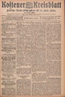 Kostener Kreisblatt: amtliches Ver&ouml;ffentlichungsblatt f&uuml;r den Kreis Kosten 1906.01.30 Jg.41 Nr13