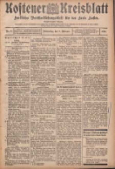 Kostener Kreisblatt: amtliches Veröffentlichungsblatt für den Kreis Kosten 1906.02.08 Jg.41 Nr17