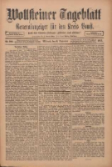 Wollsteiner Tageblatt: Generalanzeiger f&uuml;r den Kreis Bomst: mit der Gratis-Beilage: "Bl&auml;tter und Bl&uuml;ten" 1911.09.06 Nr209