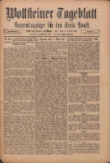 Wollsteiner Tageblatt: Generalanzeiger für den Kreis Bomst: mit der Gratis-Beilage: "Blätter und Blüten" 1911.09.10 Nr213