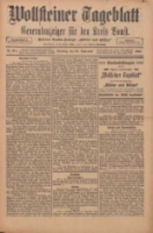Wollsteiner Tageblatt: Generalanzeiger f&uuml;r den Kreis Bomst: mit der Gratis-Beilage: "Bl&auml;tter und Bl&uuml;ten" 1911.09.12 Nr214