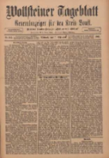 Wollsteiner Tageblatt: Generalanzeiger f&uuml;r den Kreis Bomst: mit der Gratis-Beilage: "Bl&auml;tter und Bl&uuml;ten" 1911.09.13 Nr215