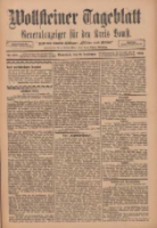 Wollsteiner Tageblatt: Generalanzeiger f&uuml;r den Kreis Bomst: mit der Gratis-Beilage: "Bl&auml;tter und Bl&uuml;ten" 1911.09.16 Nr218