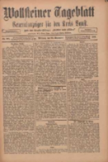 Wollsteiner Tageblatt: Generalanzeiger f&uuml;r den Kreis Bomst: mit der Gratis-Beilage: "Bl&auml;tter und Bl&uuml;ten" 1911.09.20 Nr221