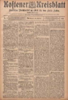 Kostener Kreisblatt: amtliches Veröffentlichungsblatt für den Kreis Kosten 1906.02.13 Jg.41 Nr19