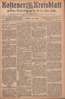 Kostener Kreisblatt: amtliches Ver&ouml;ffentlichungsblatt f&uuml;r den Kreis Kosten 1906.03.08 Jg.41 Nr29