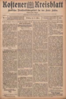 Kostener Kreisblatt: amtliches Ver&ouml;ffentlichungsblatt f&uuml;r den Kreis Kosten 1906.03.27 Jg.41 Nr37