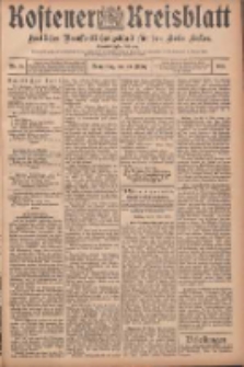 Kostener Kreisblatt: amtliches Ver&ouml;ffentlichungsblatt f&uuml;r den Kreis Kosten 1906.03.29 Jg.41 Nr38