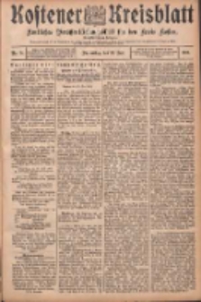 Kostener Kreisblatt: amtliches Veröffentlichungsblatt für den Kreis Kosten 1906.06.21 Jg.41 Nr74