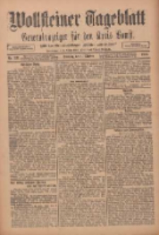 Wollsteiner Tageblatt: Generalanzeiger f&uuml;r den Kreis Bomst: mit der Gratis-Beilage: "Bl&auml;tter und Bl&uuml;ten" 1911.10.01 Nr231