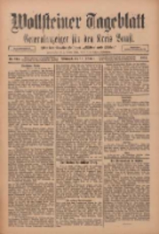 Wollsteiner Tageblatt: Generalanzeiger f&uuml;r den Kreis Bomst: mit der Gratis-Beilage: "Bl&auml;tter und Bl&uuml;ten" 1911.10.18 Nr245