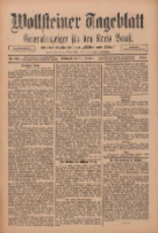 Wollsteiner Tageblatt: Generalanzeiger für den Kreis Bomst: mit der Gratis-Beilage: "Blätter und Blüten" 1911.10.18 Nr245