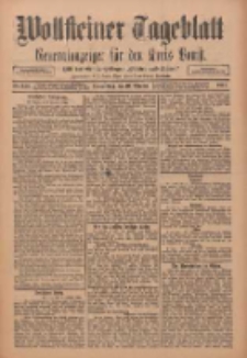Wollsteiner Tageblatt: Generalanzeiger f&uuml;r den Kreis Bomst: mit der Gratis-Beilage: "Bl&auml;tter und Bl&uuml;ten" 1911.10.19 Nr246