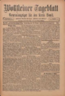 Wollsteiner Tageblatt: Generalanzeiger f&uuml;r den Kreis Bomst: mit der Gratis-Beilage: "Bl&auml;tter und Bl&uuml;ten" 1911.10.26 Nr252