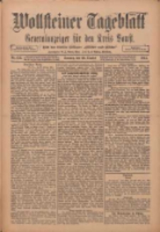 Wollsteiner Tageblatt: Generalanzeiger für den Kreis Bomst: mit der Gratis-Beilage: "Blätter und Blüten" 1911.10.29 Nr255