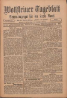 Wollsteiner Tageblatt: Generalanzeiger für den Kreis Bomst: mit der Gratis-Beilage: "Blätter und Blüten" 1911.11.08 Nr263