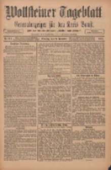 Wollsteiner Tageblatt: Generalanzeiger f&uuml;r den Kreis Bomst: mit der Gratis-Beilage: "Bl&auml;tter und Bl&uuml;ten" 1911.11.21 Nr274
