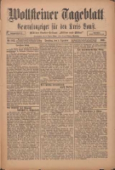 Wollsteiner Tageblatt: Generalanzeiger f&uuml;r den Kreis Bomst: mit der Gratis-Beilage: "Bl&auml;tter und Bl&uuml;ten" 1911.12.05 Nr285