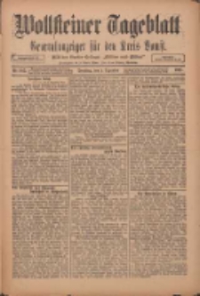 Wollsteiner Tageblatt: Generalanzeiger für den Kreis Bomst: mit der Gratis-Beilage: "Blätter und Blüten" 1911.12.05 Nr285